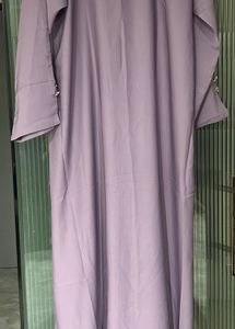 Elegant Purple Abaya with Embellishments
