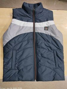Last Piece HALF SLEEVE Grey FUR INSIDE JACKET