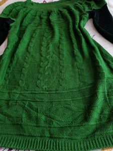 Green Knit Dress