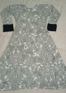 A Line Kurti With Jeans