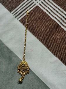 Gold Tone Choker &amp; Earring Set