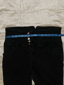 High Waisted Black Jeans