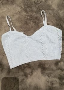 Light Blue Knit Cami Top