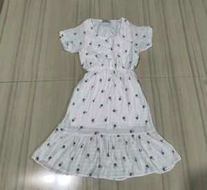 Cute Floral Print Summer Dress