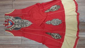 Anarkali Suit With SelevesMaterial &amp; Legging Set🛍