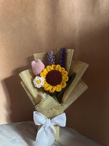 Crocheted Flower Bouquet