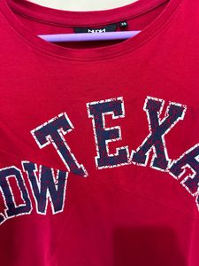 Red 3/4th Sleeves Tee