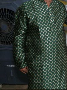 Green Wedding Kurta