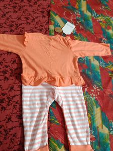 Babyoye Girls Romper Coral