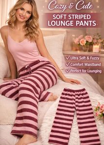 Cozy Striped Pajama Pants