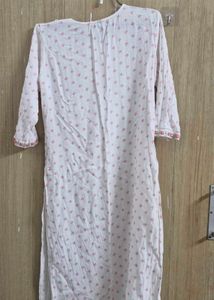 Embroidered White Kurta