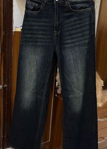 Dark Wash Wide Leg Jeans