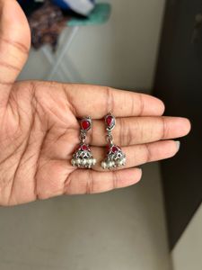 Red Stone Necklace &amp; Earring Set