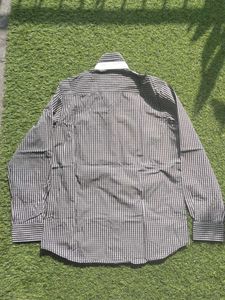 Allen Solly Black &amp; White Checkered Shirt