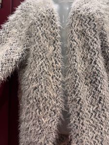 beautiful fur cardigan