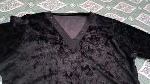 Elegant Black Frock Style Abaya