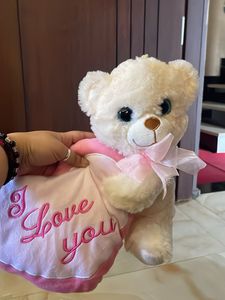 Cute Teddy Bear with "I Love You" Design