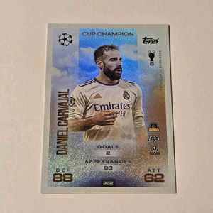 🪙Daniel Carvajal Cup Champion 🏆 Topps Card
