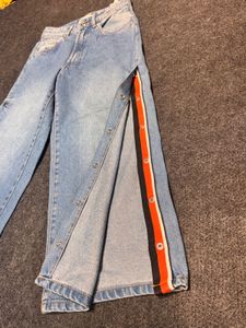 Authentic Zara Girls' Cropped Denim | Side Slit