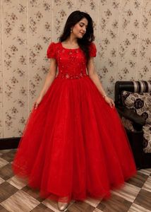 Elegant Red Ball Gown❤️✨