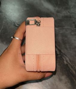 Cute Pink Travel Jewelry Organizer Pouch