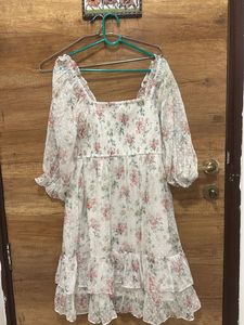 Floral Print Mini Dress