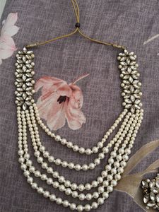 Exquisite Pearl &amp; Kundan Jewellery Set