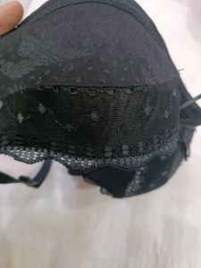 Laced Net pushup Bra