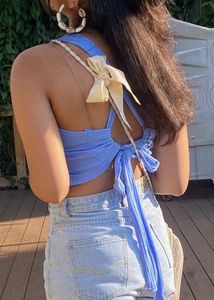Cute Blue Tank Top