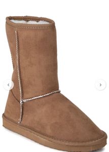 Brown Cozy Mid Calf Winter Boots