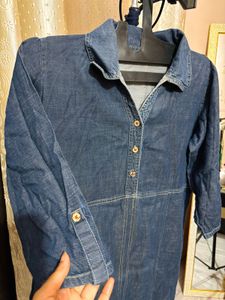 Stylish Blue Denim Dress