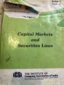 Capital Markets and Securities Laws Book