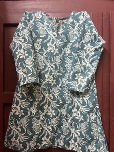 Floral Print Short kurta