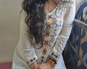 White Kurta with Colorful Embroidery