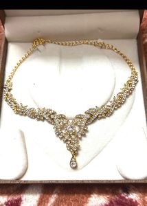 Elegant Rhinestone Cute Necklace Unused