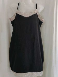 Black Lace Trim Camisole