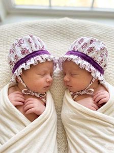 Set of 2 Baby Bonnets