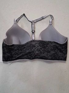 36D Comfortable Lace Trimmed Bra