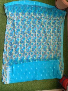 Pure cotton soft saree with blouse