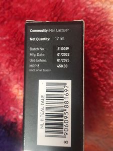 Myglamm manish Malhotra Nail Lacquer Teal Tale