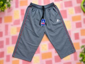 Men's Grey Athletic Capris