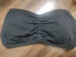 Comfortable Black Strapless Bra