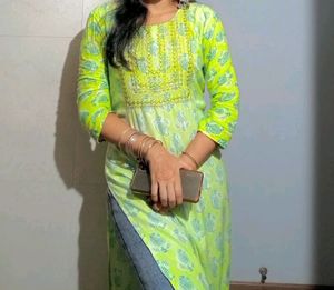 Green Kurta