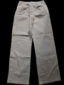 Khaki Wide-Leg Trousers