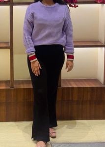 Lavender Knit Pullover
