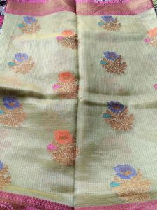 Beautiful Chanderi Silk Saree🤩