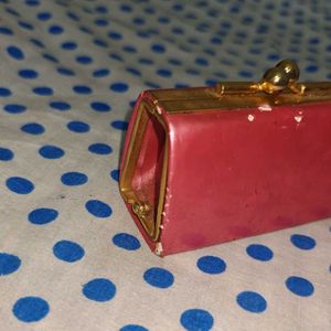 Pink Guy Laroche Vintage Mini Clutch