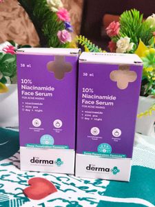 pack of 2 The Derma Co 10% Niacinamide Serum with
