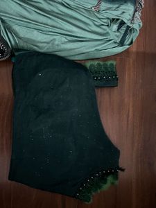 ready to wear saree with blouz and belt