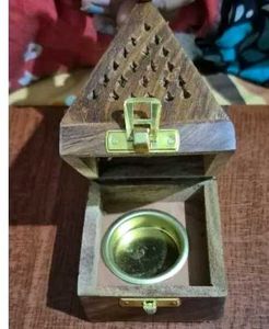 Wooden Incense Burner Box